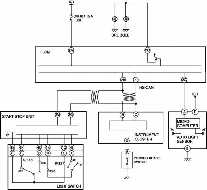 Mazda Cx 5 Service Repair Manual Drl Daytime Running Light System Exterior