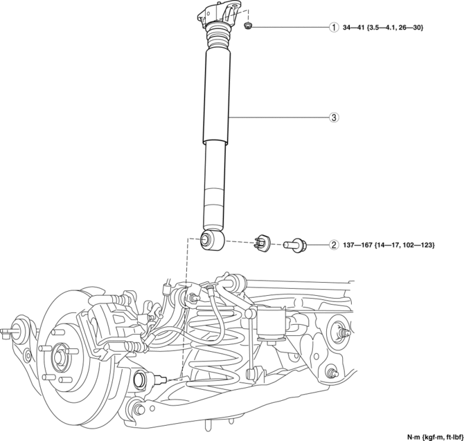 Mazda Cx 5 Service And Repair Manual Rear Shock Absorber Removal